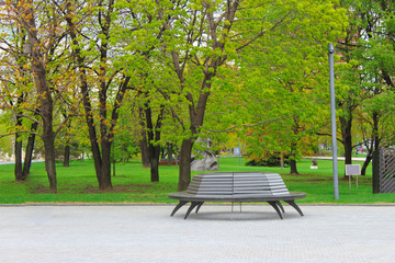 Recreation area in the park