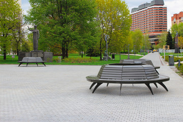 Recreation area in the park