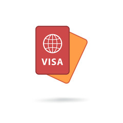 Passport modern icon