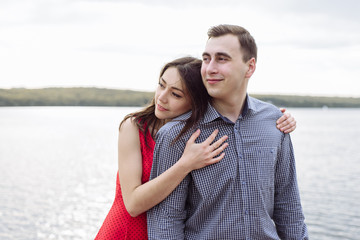 Obraz premium Happy Smiling Couple in love