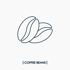 Coffee beans icon