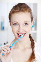 Dental hygiene,  woman