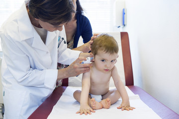 15-month-old child in consultation