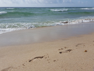 Fußspuren im Sand
