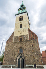 Fototapeta na wymiar St Mary church (Marienkirche) in Berlin, Germany