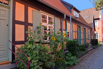 Fototapeta na wymiar Im Kloster Heiligen Geist zu Stralsund