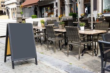 Paris street view of biscuit Sign