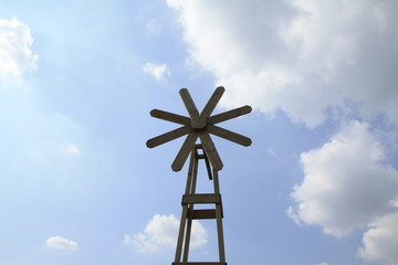 wooden windmill,seoul ,korea 