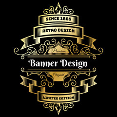 Vintage flyer background Design Template