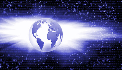 abstract technological background close up.3D images