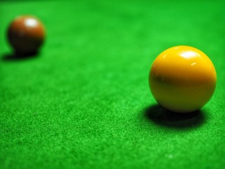 Yellow Snooker Ball