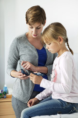 Diabetes consultation for child