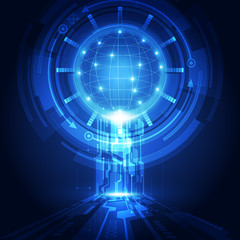 Abstract digital technology concept. vector background
