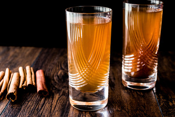 Demirhindi serbeti or sherbet / Tamarind Juice with cinnamon sticks.