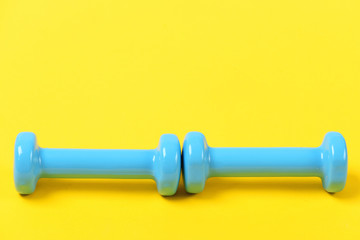 Concept of training, gym and active lifestyle