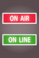 Fototapeta premium On the air, on the line