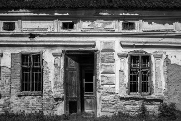 Abandoned old farmhouse