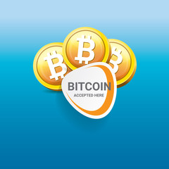 vector Bitcoin symbol. bitcoin icon