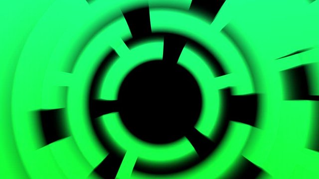4k rotating tech tunnel entrance,circle light channel,soundwave acoustic 3d space,internet connection tunnel,science fiction dynamic space.
