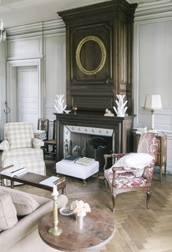 Interiors of Private French Chateau