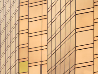 Gold glass facade