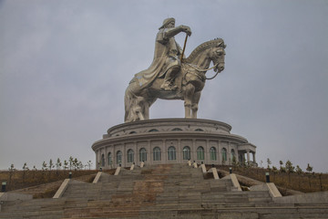 Obraz premium Genghis Kan Equestrian Statue, Tsonjin Boldog, Mongolia