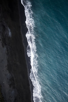 Sea and sand from the air