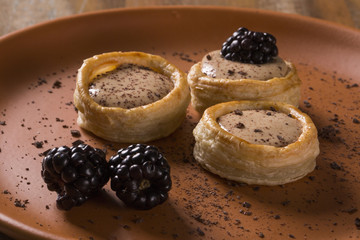 puff pastry with sweet milk