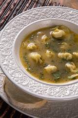 Capeletti in brodo - Italian cuisine