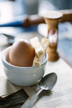 Boiled egg breakfast