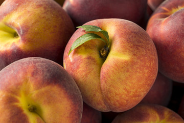 Raw Ripe Organic Yellow Peaches