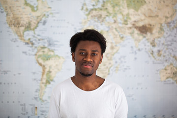 Portrait of smiling young man