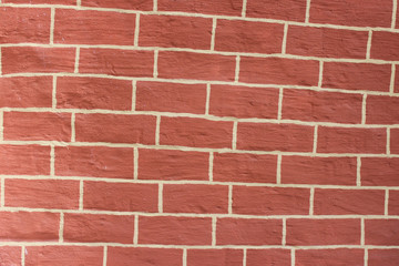 Painted brick wall