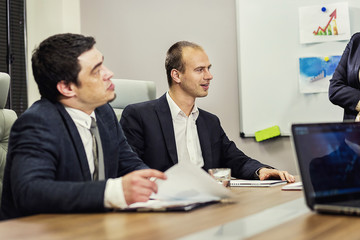 Business People Meeting Conference Discussion Corporate Concept,business team,business partners discussing documents and ideas,Business conference in a modern office,business team,team leading