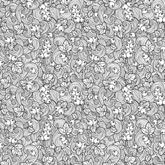 Fototapeta premium Coloring book for adult