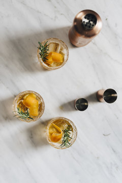 Honey Bourbon Cocktails