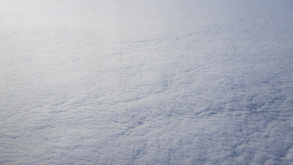 clouds view from the airplane