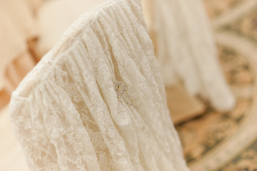 Wedding decor for chairs