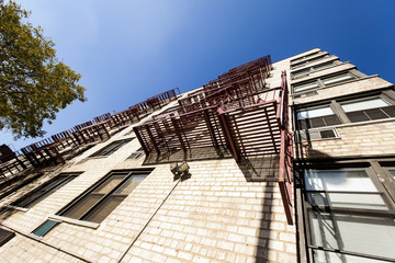 Apartment Building with Fire Escape