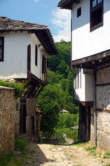 Old stone Bulgarian houses