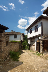 Old stone Bulgarian houses