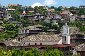 Fototapeta na wymiar Old Bulgarian houses