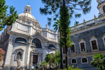 Fototapeta na wymiar Benedictine Monastery of Saint Nicholas Arena - Catania Sicily Italy