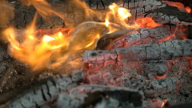 the money burned in the fire