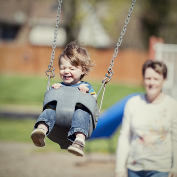 Swinging With Grandma