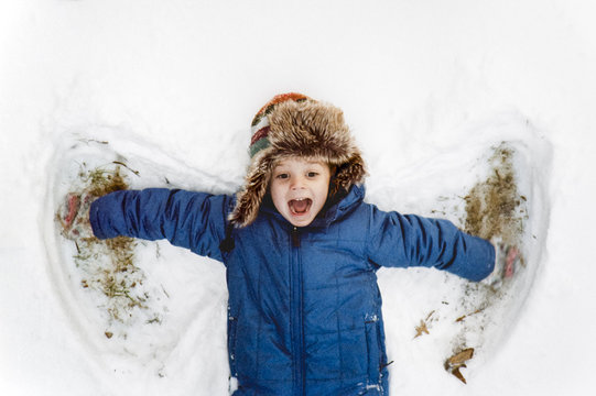 Making Snow Angels 