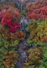 Beautiful waterfall in autumn forest, Nakhonphanom province, Thailand