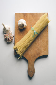 Spaghetti with garlic