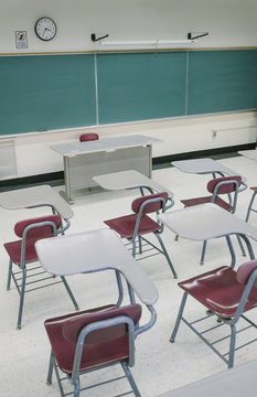 Empty School Classroom