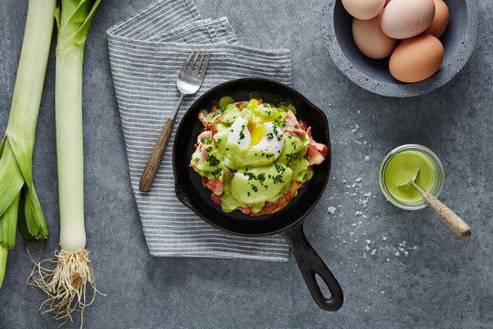 Green Eggs And Ham Breakfast Dish